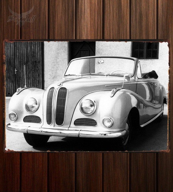 Металлическая табличка BMW 502 Cabrio Металлическая табличка BMW 502 Cabrio